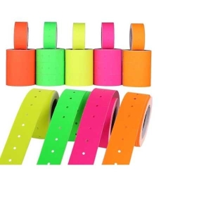 Two Line Colorful Price Roll Sticker for Price Label Machine-Sets Of 10pcs By Mitrata - Decorative Stickers |