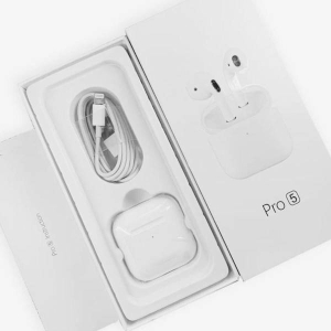 TWS Pro 5 Wireless Bluetooth 5.0 EarPods EarBuds With Mic