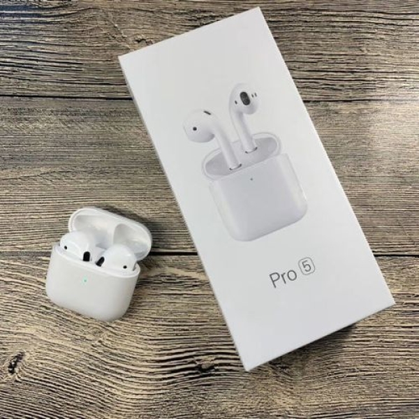 TWS Pro 5 Wireless Bluetooth 5.0 EarPods EarBuds With Mic - Image 4