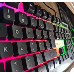 TX35 Colorful Suspended Luminous l MILANG Ultimate Warrior K6 l e-Sports Game Series Wired USB Keyboard