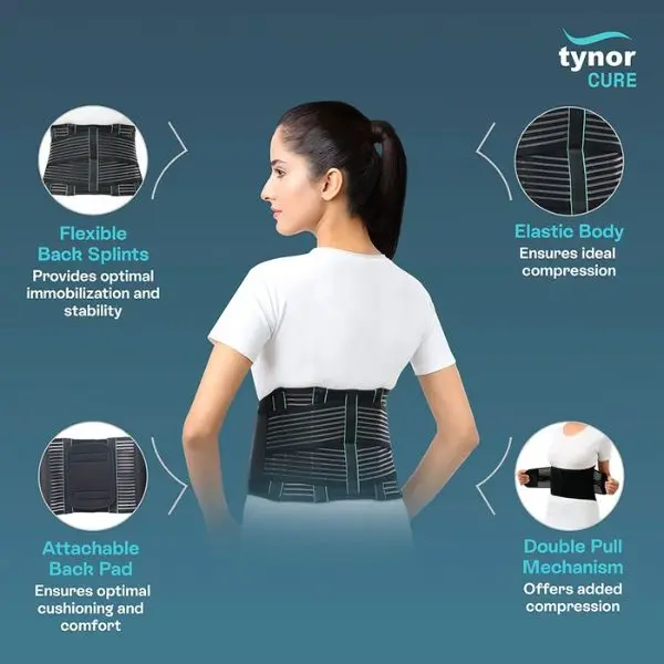 Tynor Cure (A 36) Back Support Belt - Image 3
