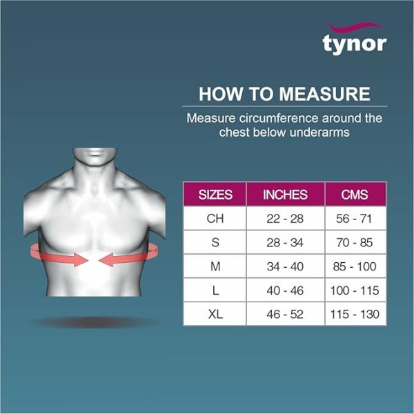 Tynor Posture Corrector For Women & Men - Adjustable Back Straightener For Upper Back Pain Relief - Image 4