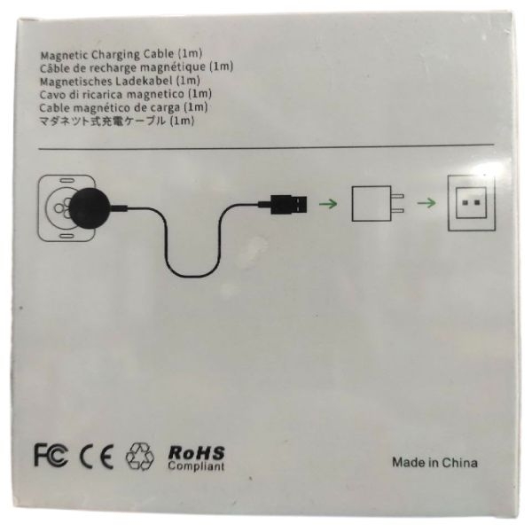 Type-C To IP Smart Watch Magnetic Charging Cable 1.2M - White - Image 2