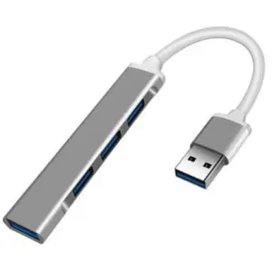 Type C USB Hub | 4 Port | Silver