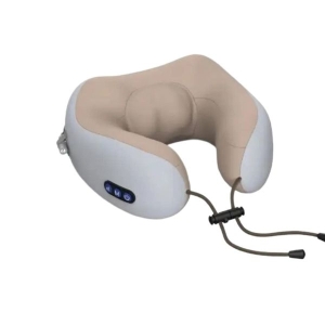 U-Shaped Massage PillowPortable Neck Massager U-Shaped Memory Foam Electric Neck Massage to Relieve Muscle Pain