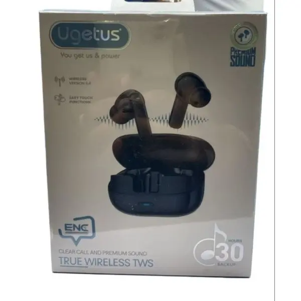 UGETUS 30Hours Backup ENC Wireless Earbuds Noise Reduction (6 Months Warranty) - Image 3
