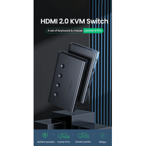 UGREEN 4 In 1 Out HDMI KVM Switch