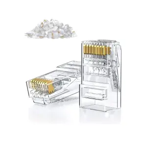 Ugreen Ethernet Cat6 UTP Modular Plugs Stecker (100x RJ45)