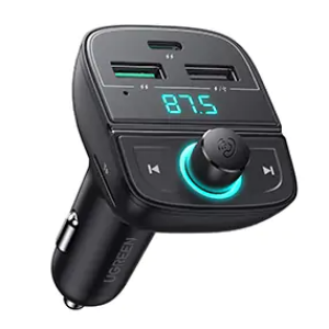 Ugreen FM & Bluetooth Transmitter & Car Charger + TF Slot