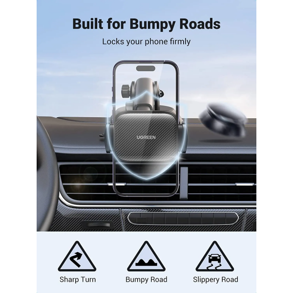 Ugreen Gravity Car Phone Holder With Suction Cup - Image 6