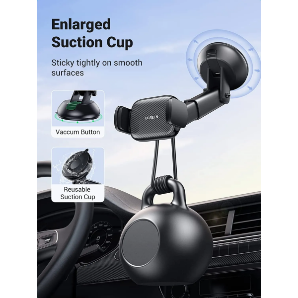 Ugreen Gravity Car Phone Holder With Suction Cup - Image 8