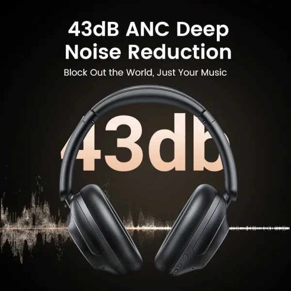 UGREEN HiTune Max5 Hybrid Active Noise Cancelling Headphones Hi-Res LDAC Sound Bluetooth 5.0 Headphones Multipoint Connection - Image 4