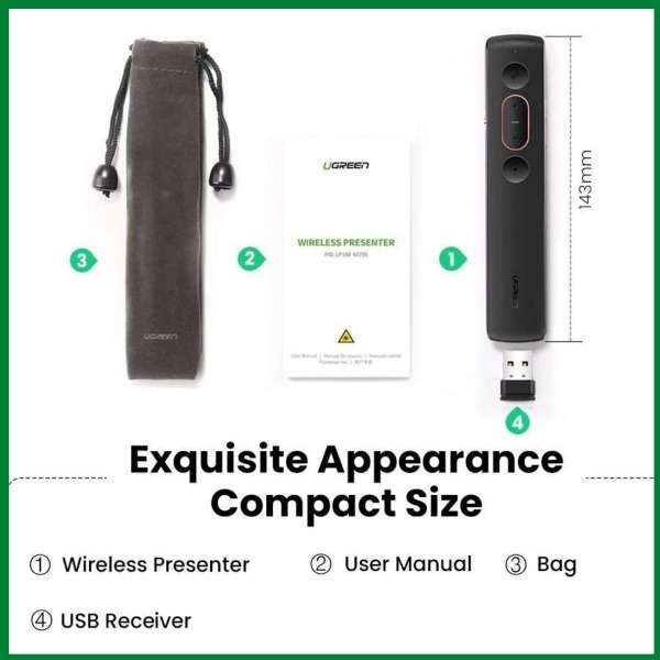 Ugreen Laser Projection Flip Pen - Image 3
