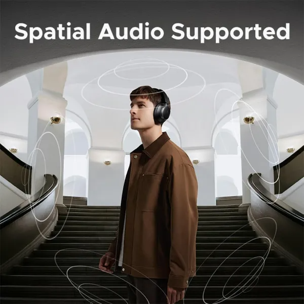 UGREEN Studio Pro Headphones Wireless, 120H, ANC, Hi-Res Sound, BT 6.0, Custom EQ & Multiple Connection via App - Image 3