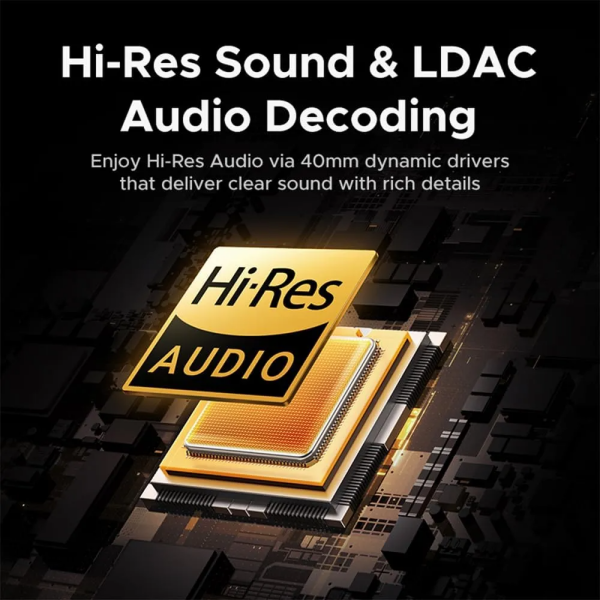 UGREEN Studio Pro Headphones Wireless, 120H, ANC, Hi-Res Sound, BT 6.0, Custom EQ & Multiple Connection via App - Image 10