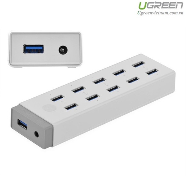 Ugreen USB 3.0 Charging Hub 10 Port (White) - Image 5