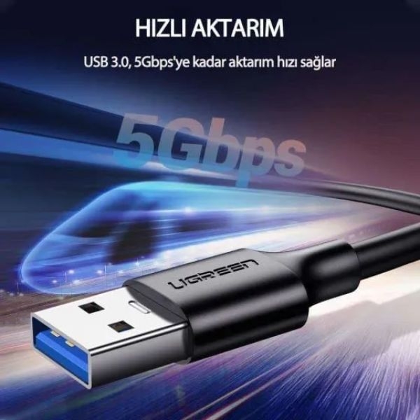 Ugreen USB 3.0 to USB-C Cable (1m) - Image 2