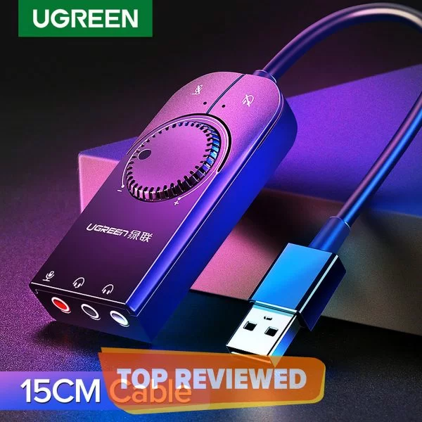 Ugreen Usb External Stereo Sound Adapter - Image 2