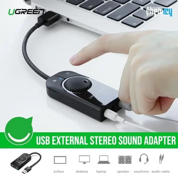 Ugreen Usb External Stereo Sound Adapter - Image 3