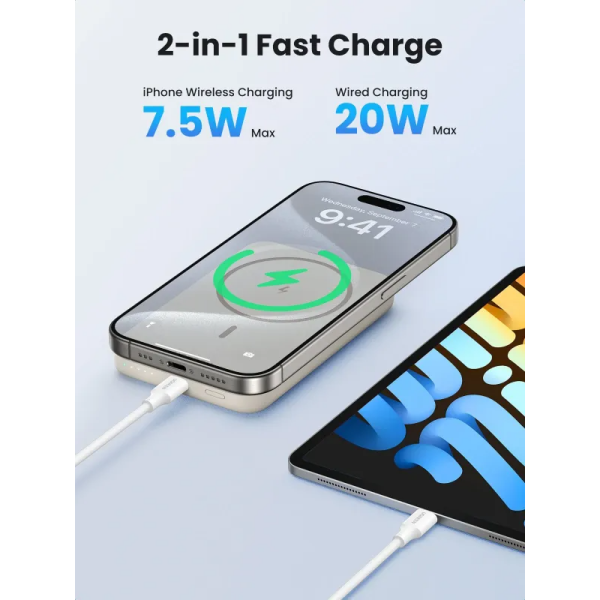 UGREEN Wireless Magnetic Power Bank 10000mAh - Image 4