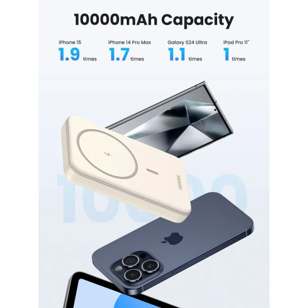 UGREEN Wireless Magnetic Power Bank 10000mAh - Image 6