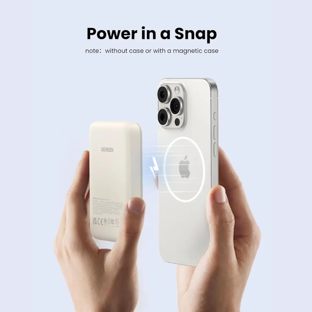 UGREEN Magnetic Wireless Power Bank (2026) - For iPhone MagSafe - Image 2