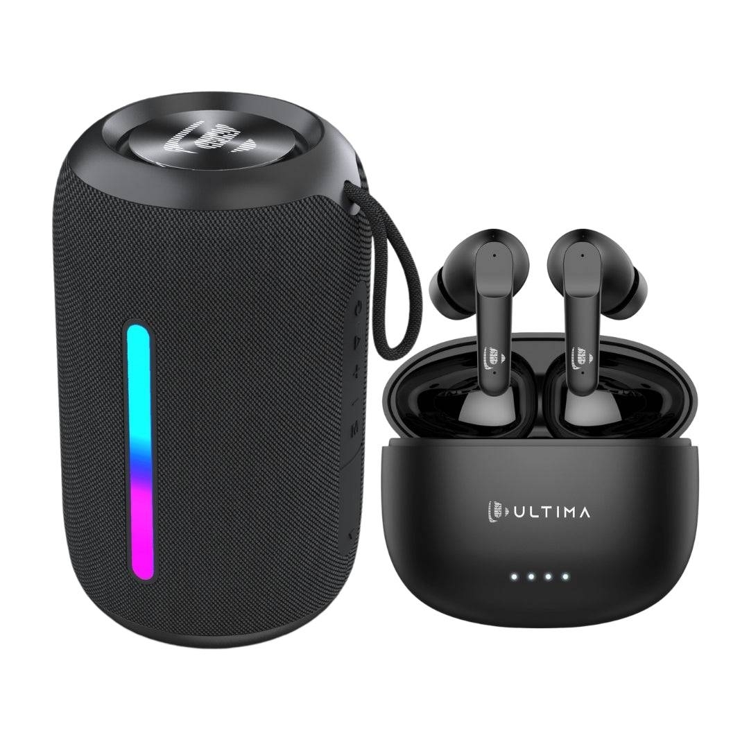 Blue Speaker Black Earbud