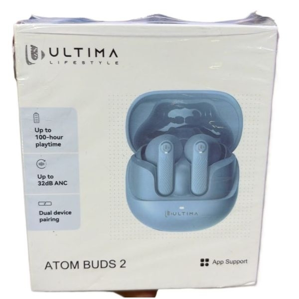 Ultm Atom Buds 2 120 Hrs Total Playtime | 50ms Latency | Bluetooth V5.4 | ANC upto 32 dB | 4Mic with AI ENC | Low Latency Game Mode - Image 4