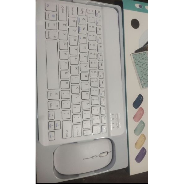 Ultra Slim Rechargeable Wireless Bluetooth Keyboard & Mouse (Portable Mini BT Wireless) for Android Windows PC Tablet - Image 4