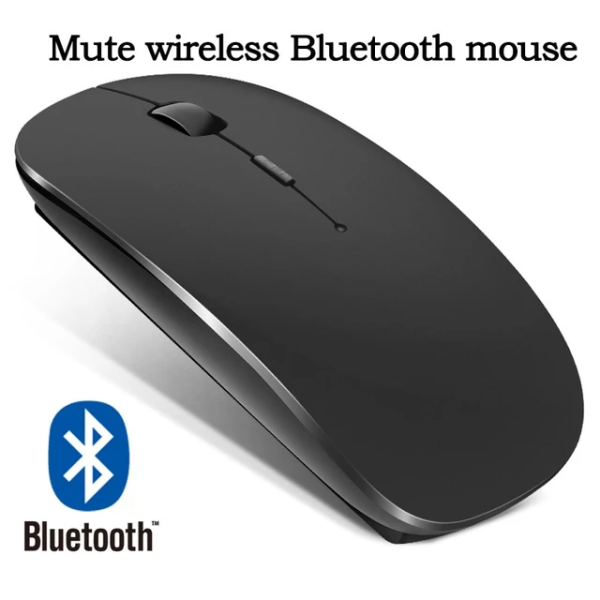 Ultra Slim Size Silent Rechargeable Wireless And Bluetooth Mouse - Image 5
