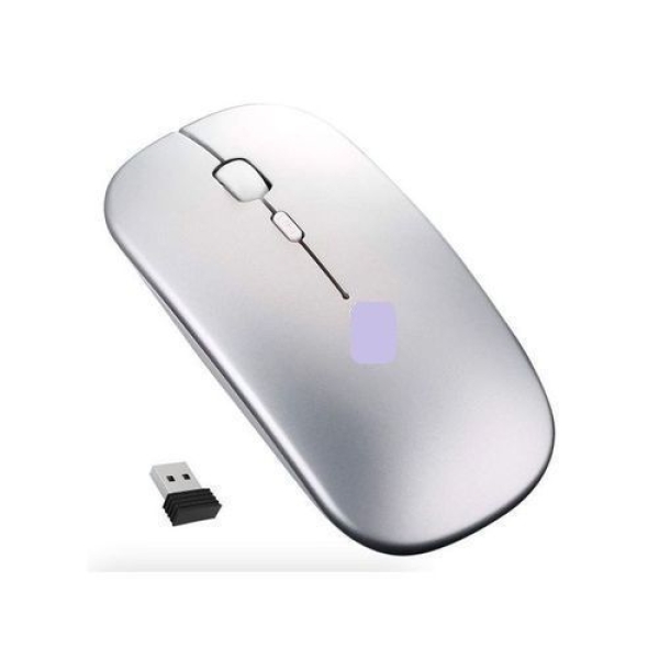 Ultra Slim Size Silent Rechargeable Wireless And Bluetooth Mouse - Image 3