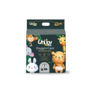 Unijoy Super Soft High Absorbent Baby Diaper Pants (XL - 28pcs)
