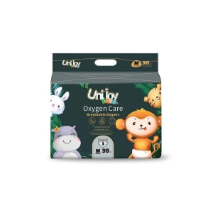 Unijoy Super Soft High Absorbent Baby Diaper Tape (M - 38pcs)