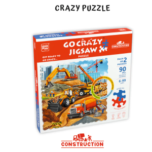 Unik Play Go Crazy Jigsaw Puzzle Construction