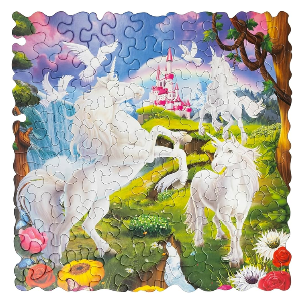 Unik Play Go Crazy Jigsaw Puzzle Unicorn - Image 3
