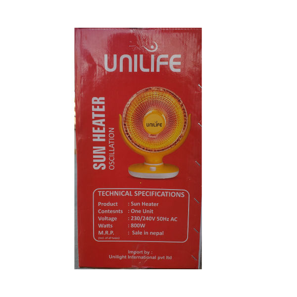 Unilfe Sun Heater Oscilation 800 WATTS, Energy Saving, Over Heat Protection, Rust Proof - Image 5