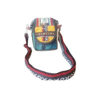 Unisex Hemp & Cotton Mix Side Bag for Sustainable Fashion