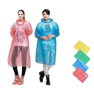 Unisex Poncho Raincoats Reusable Lightweight with Hoods