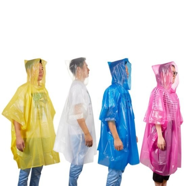 Unisex Poncho Raincoats Reusable Lightweight with Hoods - Image 3