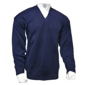 Unisex Wool Blue School Uniform Sweater | Sweater For School And College | Blue Sweater For Boys And Girls