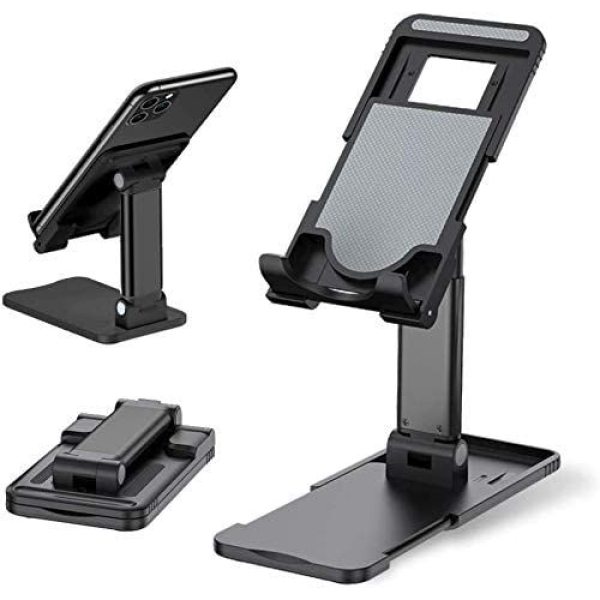 Universal Lifting Folding Desktop Bracket Mobile Phone Bracket Mount Stand Phone Holder for Tablet and Phone - Image 2