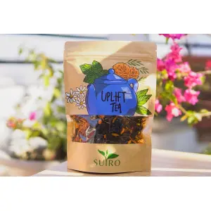 Uplift Herbal Tea For Heart Health, Healthier Skin, Weight Loss, Increase Immunity, Reduces Inflammation, And Detoxification - 65GMS Kraft Pack - Suiro Teas