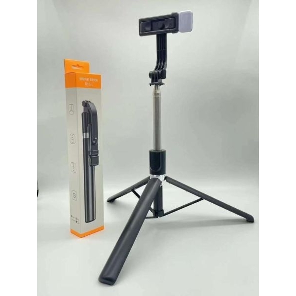 UpTo 6 Feet Long - R1S-L / R7S-L With Light Selfie Stick Phone Tripod Bluetooth Remote Extendable Monopod - Image 2