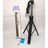 UpTo 6 Feet Long - R1S-L / R7S-L With Light Selfie Stick Phone Tripod Bluetooth Remote Extendable Monopod