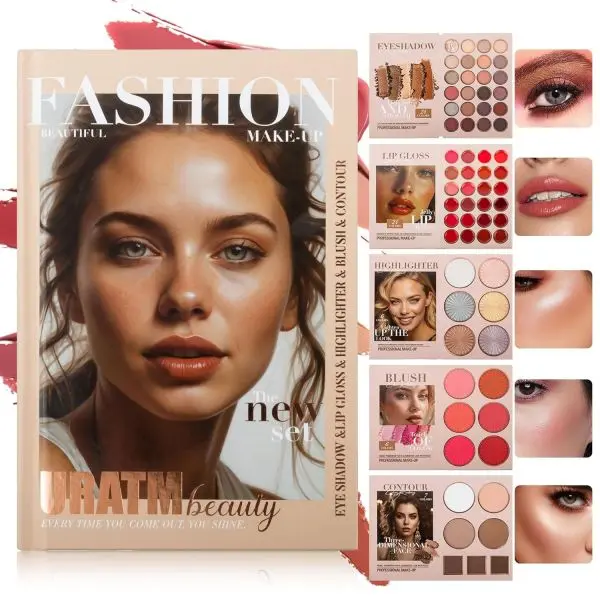 URATM/ONEYIOO/AULADAVE Beauty 43 /67/78/67Color Eye & Face Palette Makeup Book - Image 4