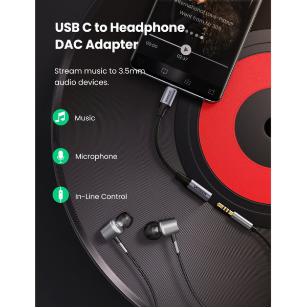 USB C To 3.5mm Headphone Adapter - Image 2