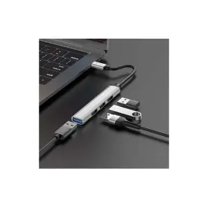 USB HUB Type C to USB 3.0 Type-C Four in One Expansion Dock