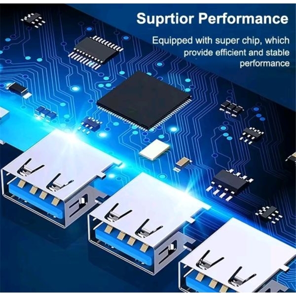 USB HUB Type C to USB 3.0 Type-C Four in One Expansion Dock - Image 5