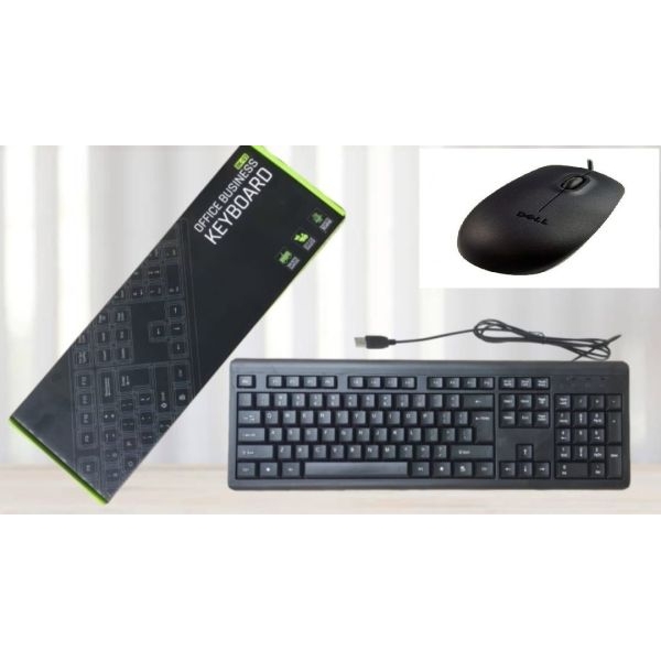 USB Keyboard Mouse Combo Wired Black - Image 4