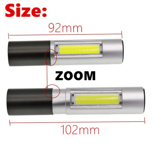 USB Rechargeable Flashlight Mini Device - Image 2